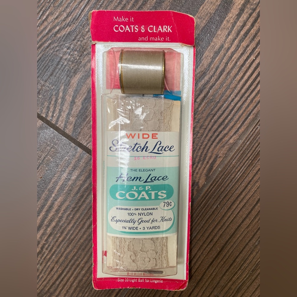 Vintage Coats & Clark Trim